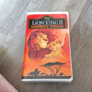 QUICK SALE Disney VHS Lion King 2: Simba's Pride